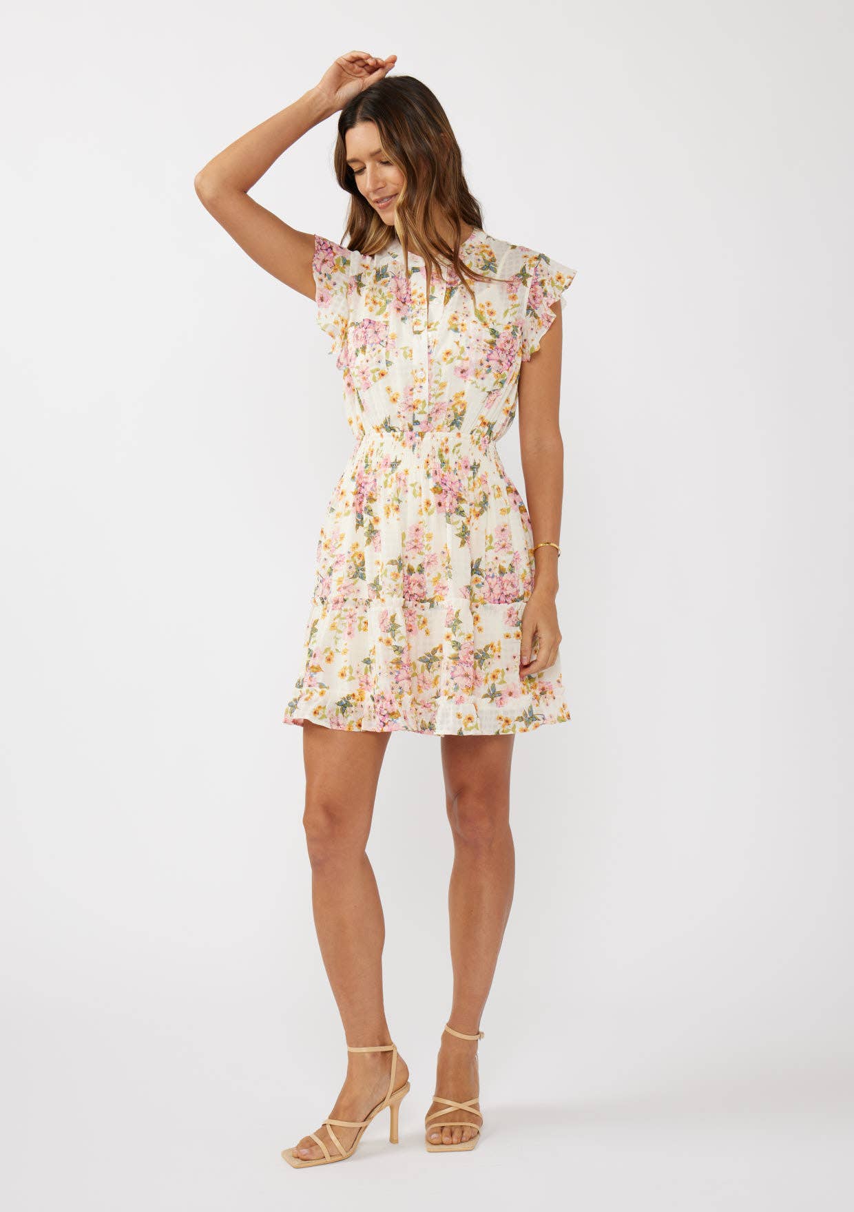 Brynleigh Smocked Mini Dress