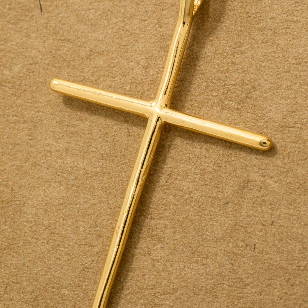 Cross Necklace (Rose, Gold or Sliver)