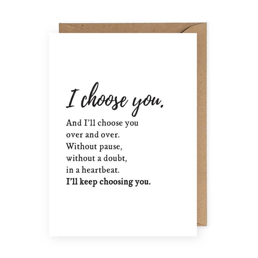 I Choose You Greeting
