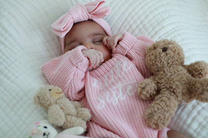 Sibling Announcement Romper - Sister or Brother