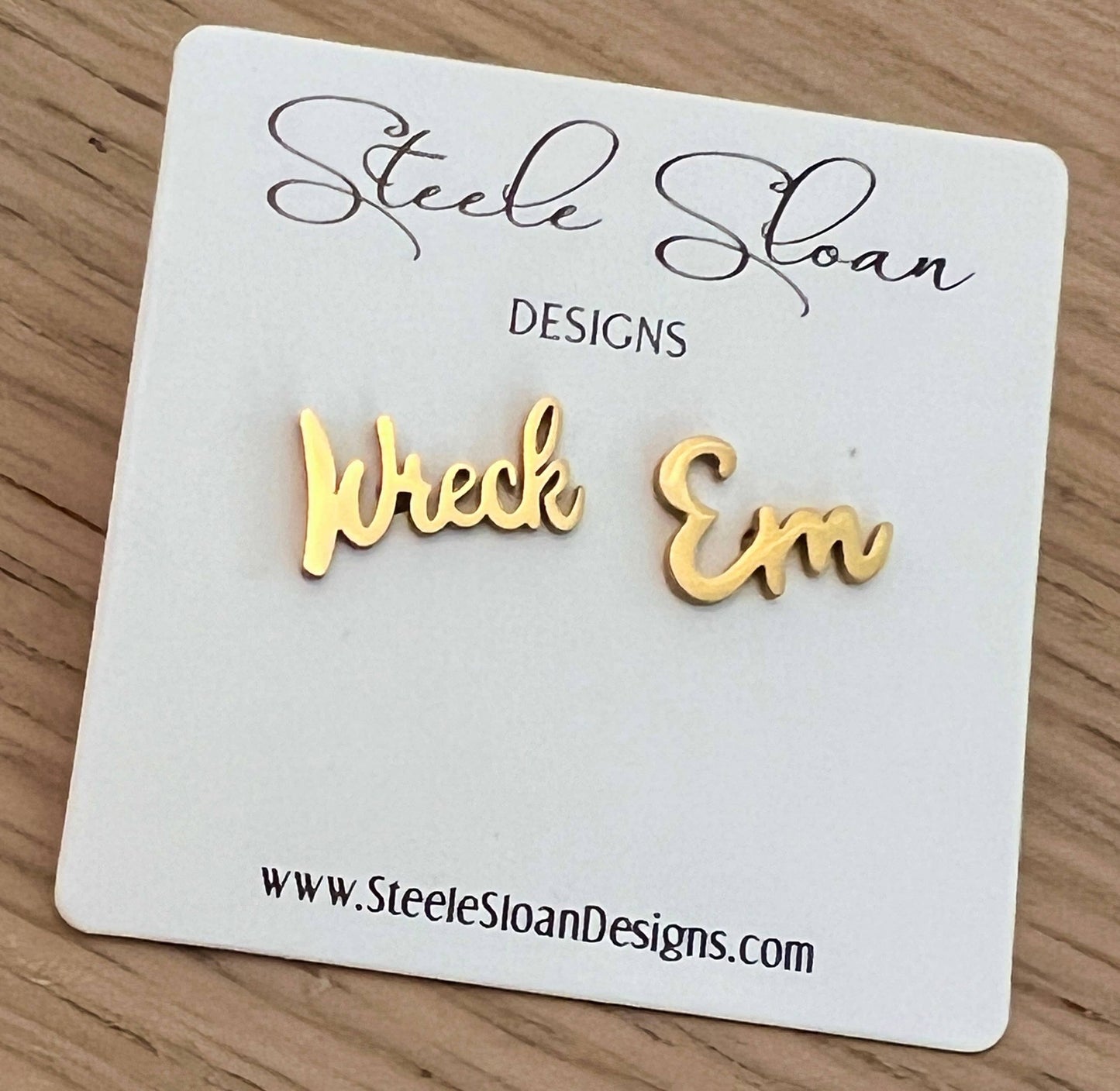 Wreck Em Texas Tech Earrings