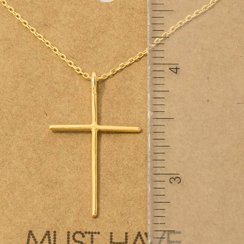 Cross Necklace (Rose, Gold or Sliver)