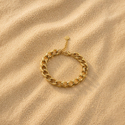 Luxe Gold Chain Link Bracelet