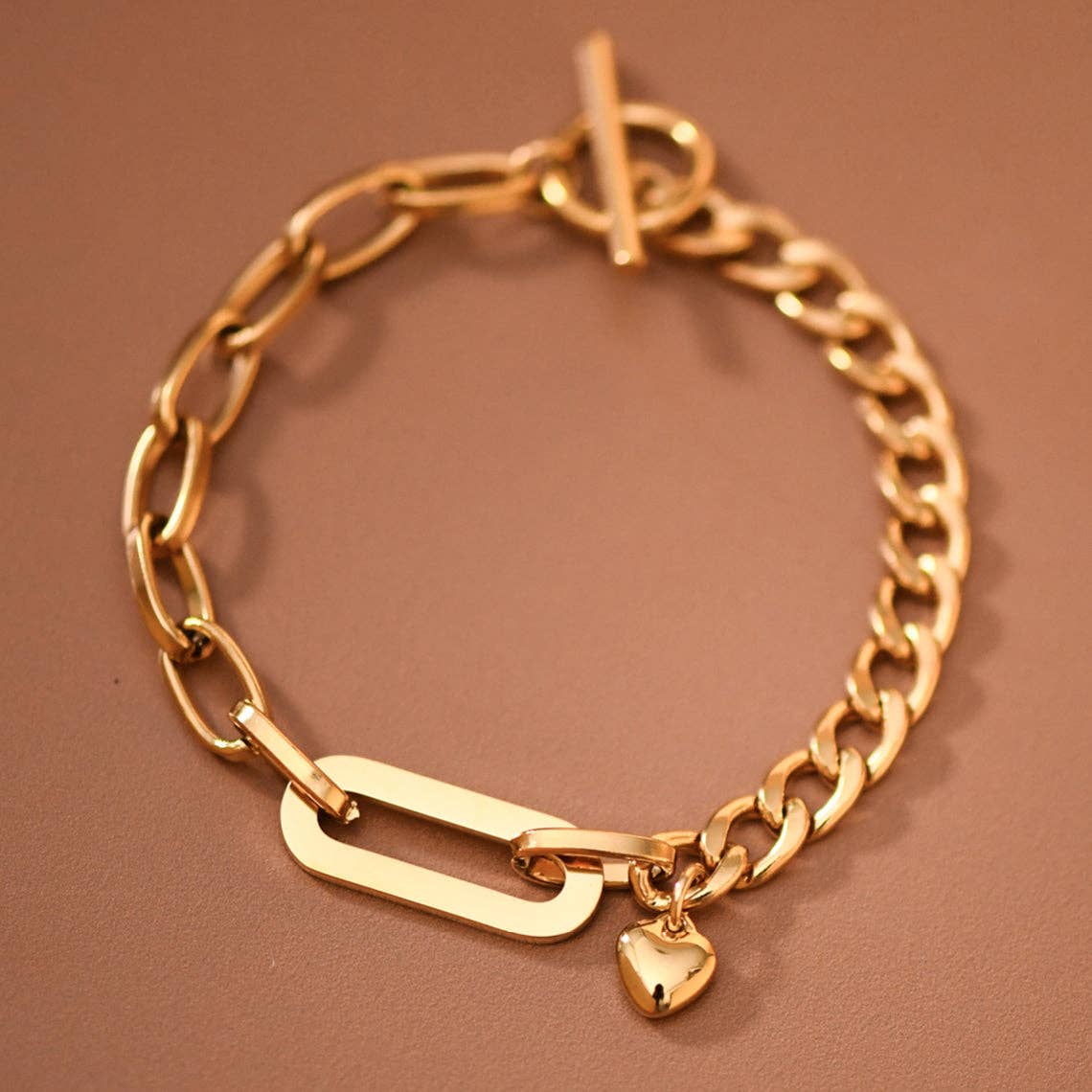 18K Gold Plated Link Bracelet
