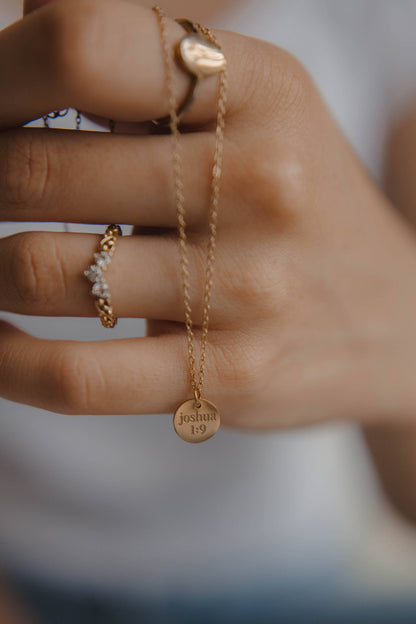 Brave Disc Necklace