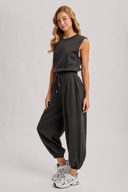 Jannie Jumpsuit ( Black or Ash )