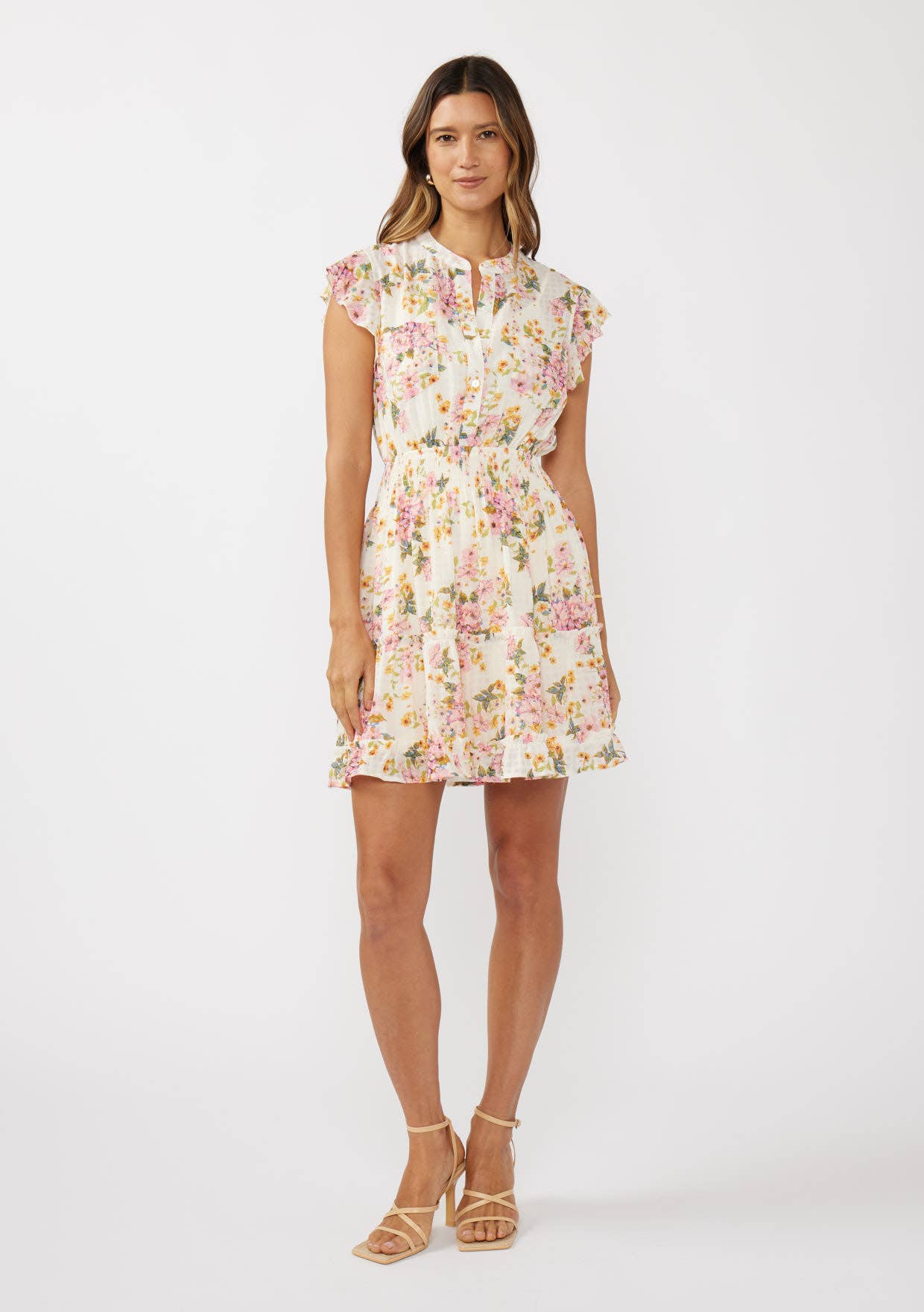 Brynleigh  Smocked Mini Dress
