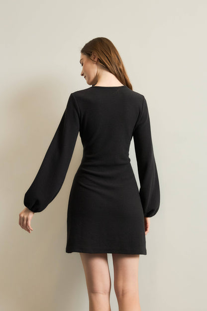 Neeley Seersucker Mini Dress