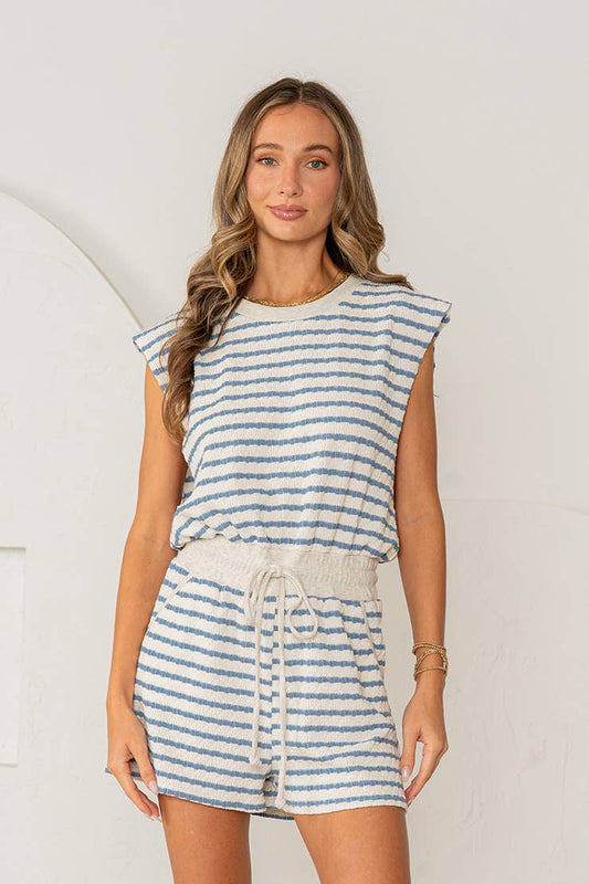 Remi  Stripe Romper