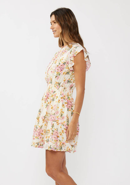 Brynleigh  Smocked Mini Dress