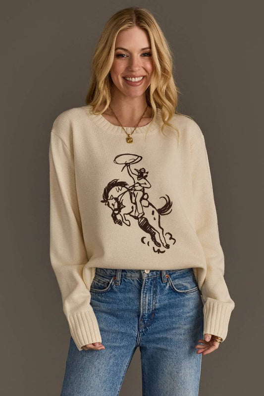 Hold on Cowboy Sweater