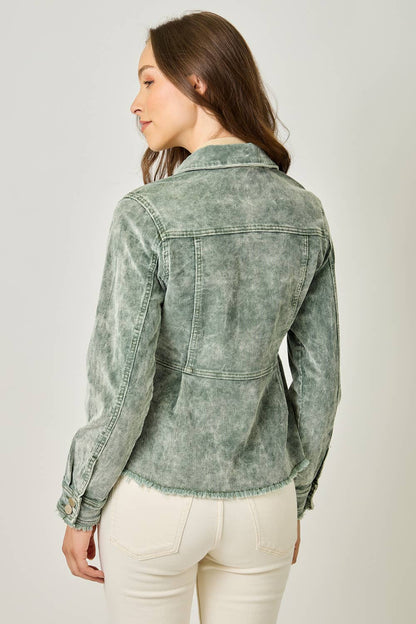 Felicity Denim Peplum Jacket