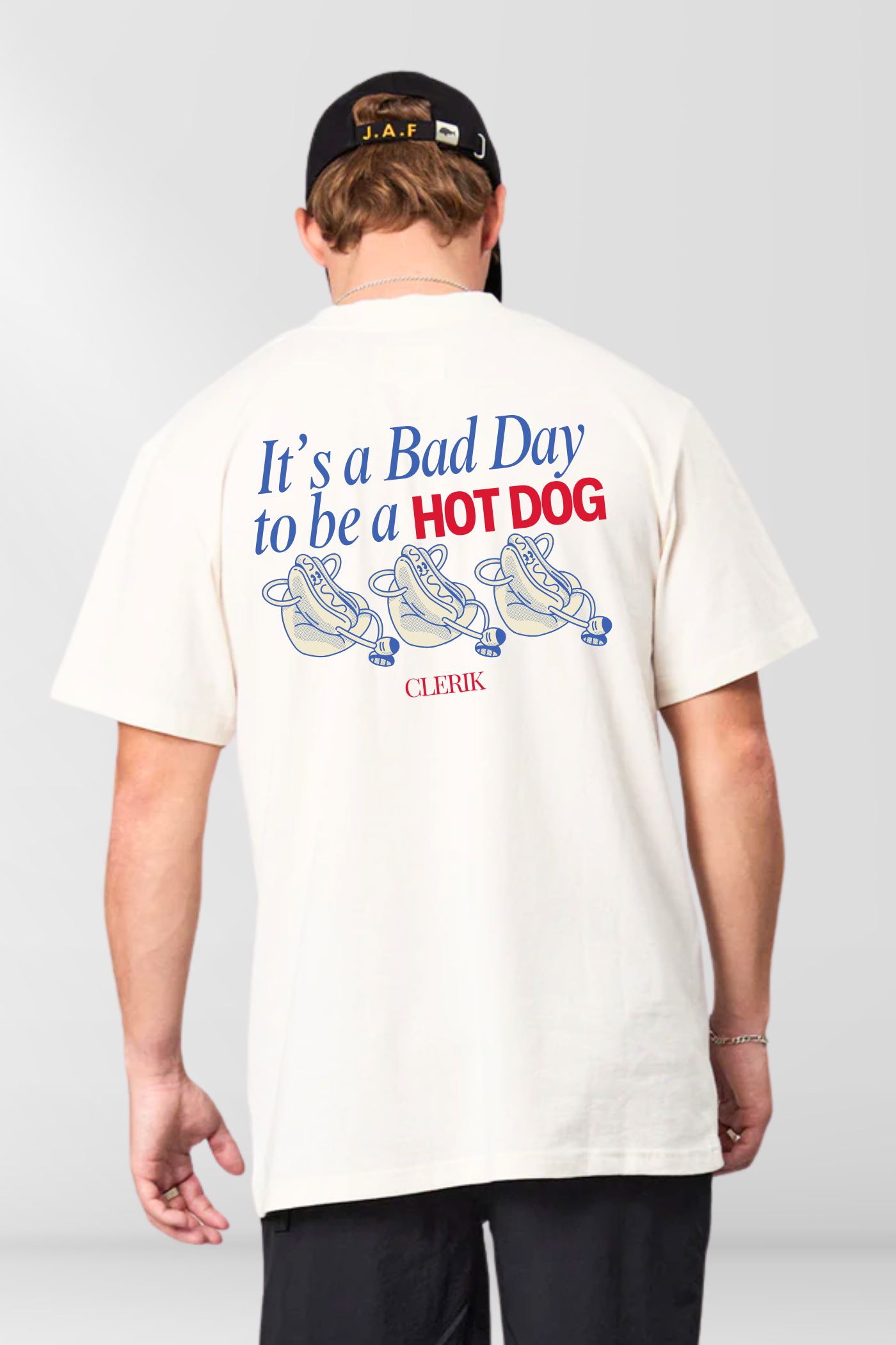 It's A Bad Day to Be a Hot Dog on White Box Tee