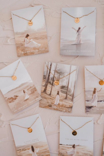 Brave Disc Necklace