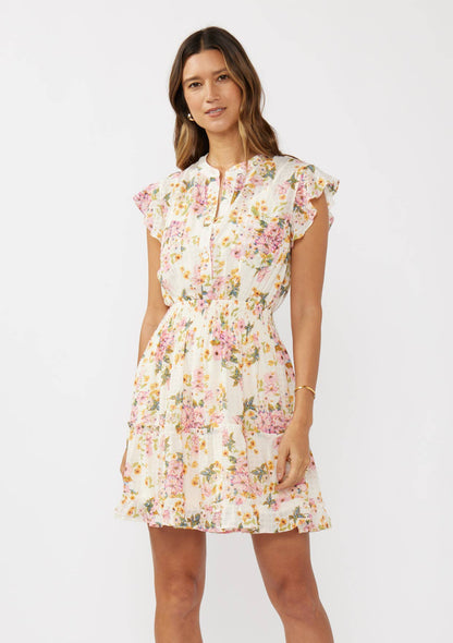Brynleigh  Smocked Mini Dress