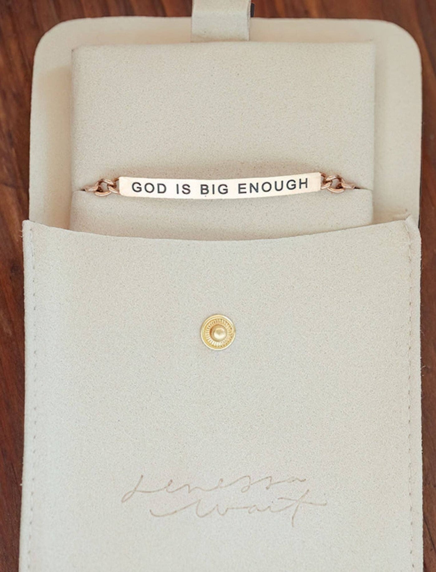 Bracelet: God is big enough