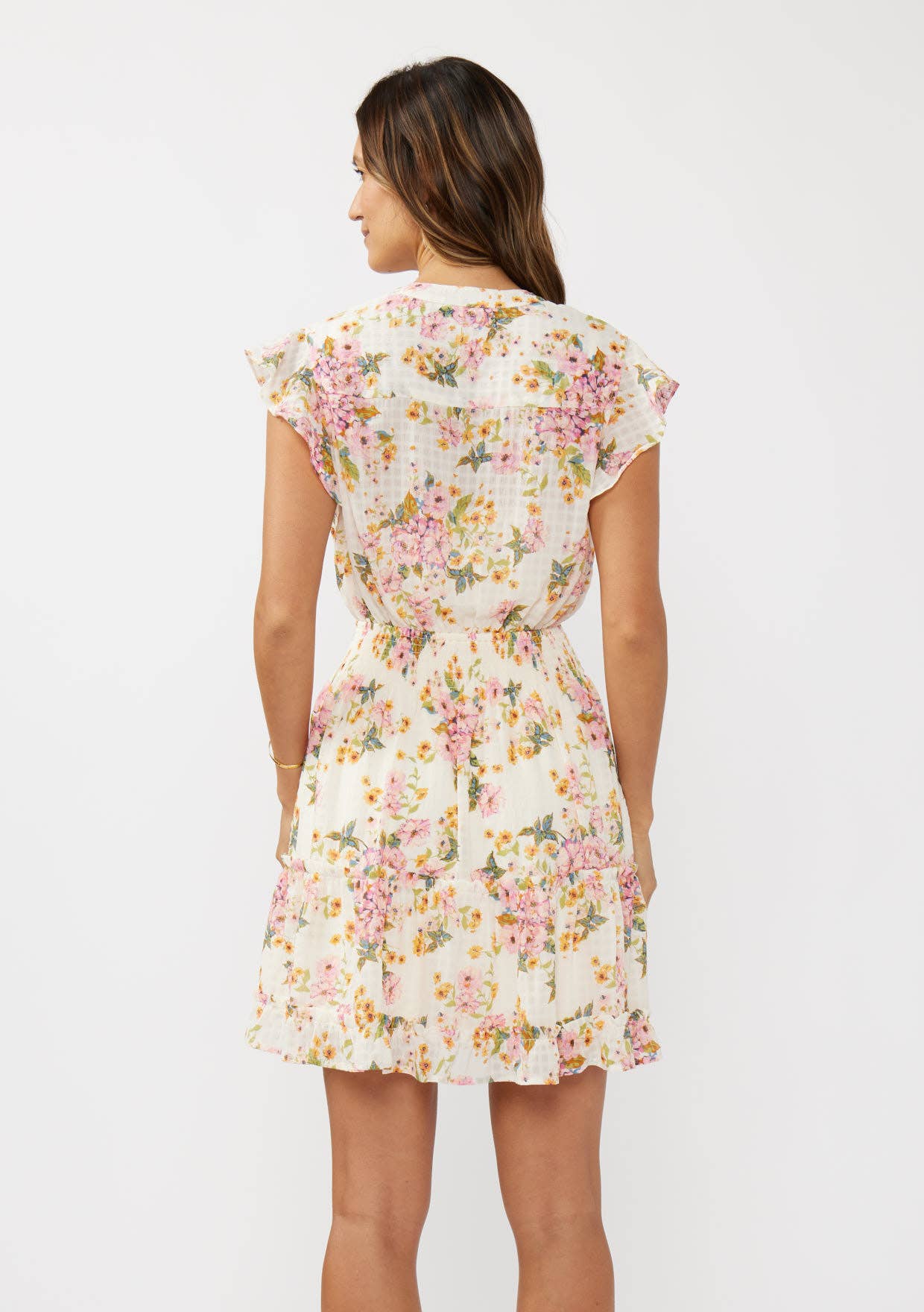 Brynleigh  Smocked Mini Dress