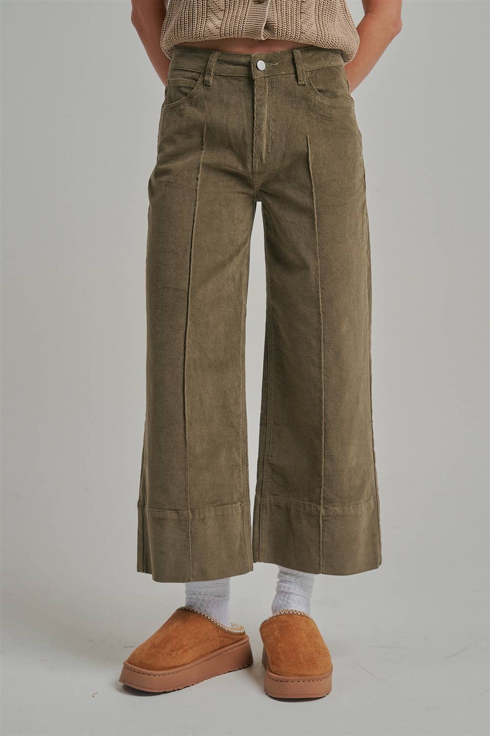 Alisha Corduory Front Seam Pant