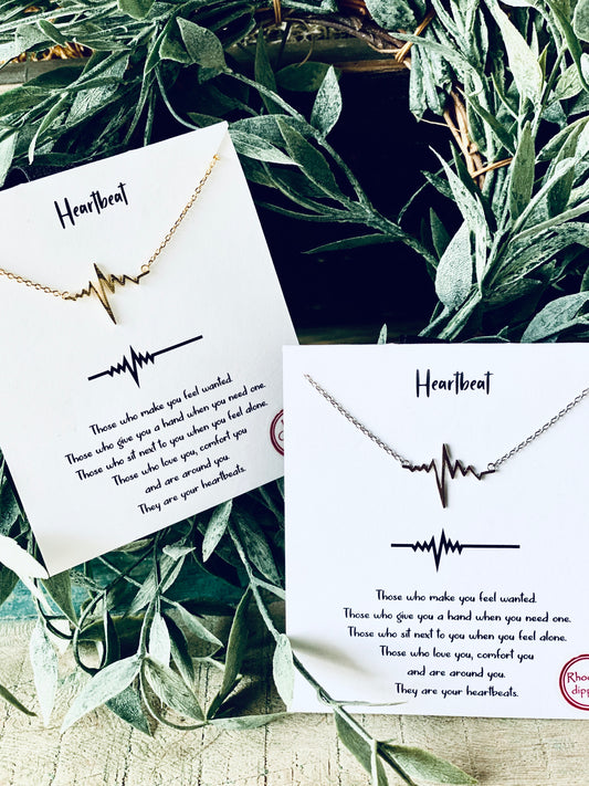 Heart Beat Necklace ( Assorted)